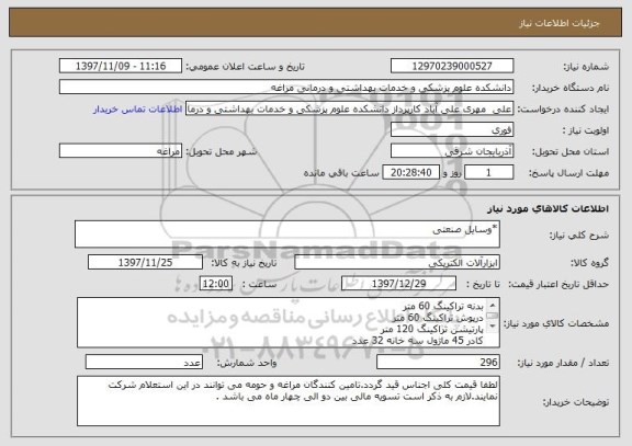 استعلام *وسایل صنعتی