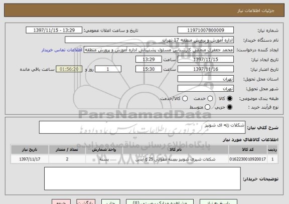 استعلام شکلات ژله ای شونیز 