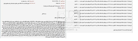 مزایده, مزایده پلاک های ثبتی...
