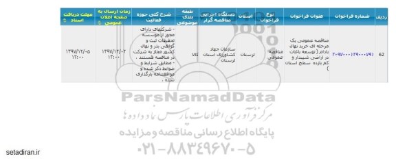 مناقصه ,مناقصه خرید نهال بادام 