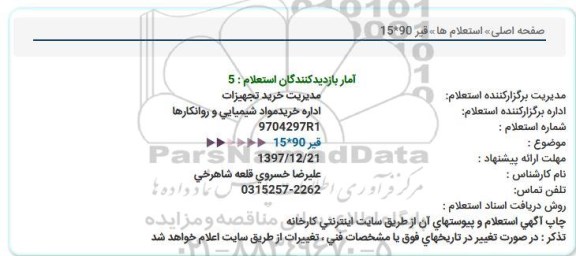 استعلام , استعلام قیر