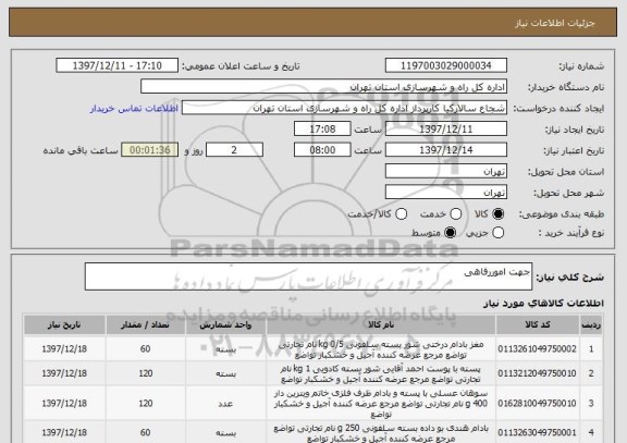 استعلام جهت اموررفاهی
