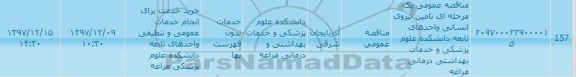 مناقصه  تامین نیروی انسانی