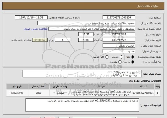 استعلام شبرو بندی ضخیم300پا
 و شبرو مشکی 500پا
و آستری میشن2000 پا