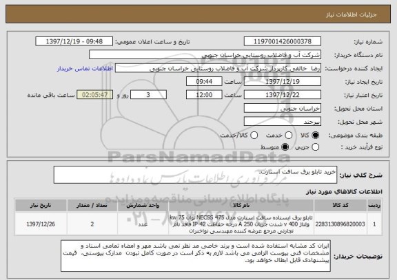 استعلام خرید تابلو برق سافت استارت.