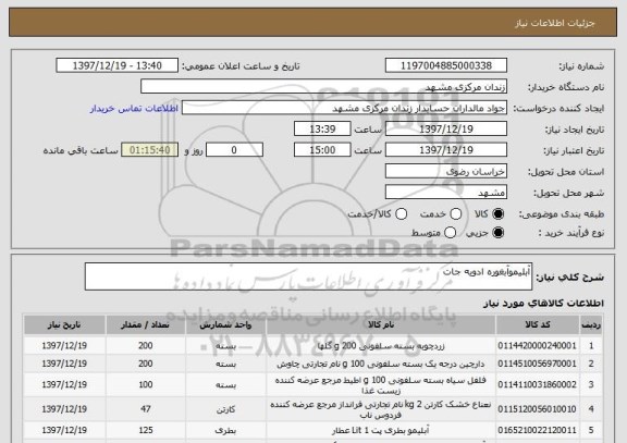 استعلام آبلیموآبغوره ادویه جات 