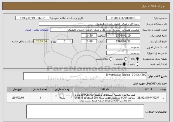 استعلام investigator IDplex  GO Kit (200)
