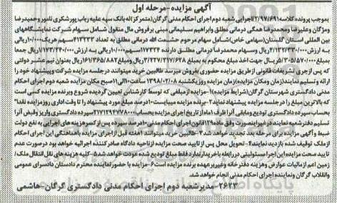 مزایده، مزایده فروش سهام شرکت نمایشگاههای بین المللی