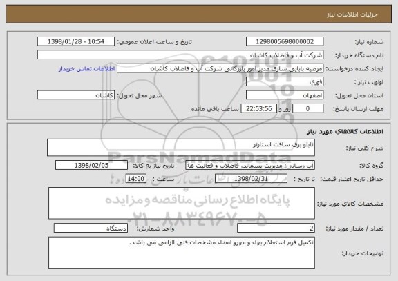 استعلام تابلو برق سافت استارتر