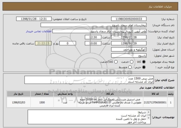 استعلام مش بینی 1500 عدد 
ایران کد مشابه است