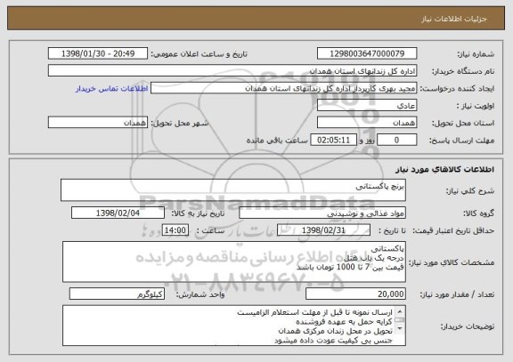 استعلام برنچ پاکستانی