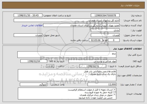 استعلام برنج