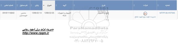 استعلام, استعلام ​قطعات کامپیوتر 