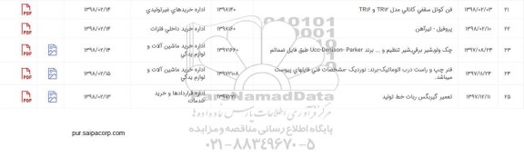 استعلام ، استعلام پروفیل - تیرآهن