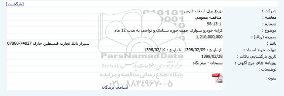 مناقصه, مناقصه تامین نیروی انسانی