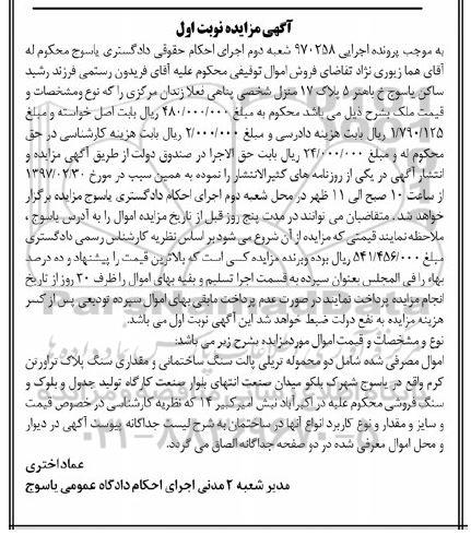 مزایده ,مزایده پالت سنگ ساختمانی
