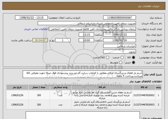 استعلام آسم یار اطفال و بزرگسال ایرانی.مطابق با الزامات سایت آی مد.برند پیشنهادی فوق صرفا جهت معرفی کالا میباشد.پرداخت 4 ماهه