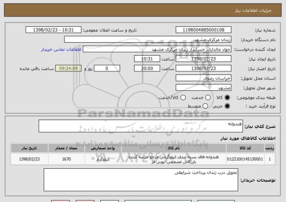 استعلام هندوانه
