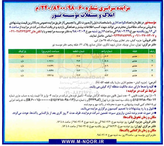  مزایده,مزایده فروش املاک و مستغلات 