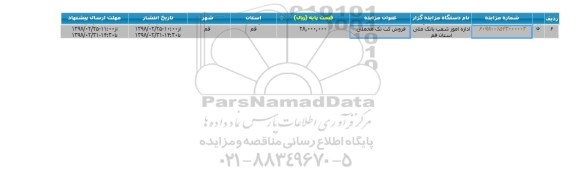مزایده ، مزایده فروش کت تک مخملی