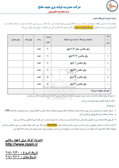 استعلام, استعلام ولو ساندرز 