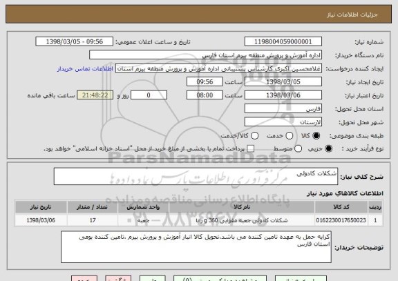 استعلام شکلات کادوئی
