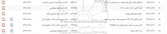 استعلام ، استعلام موکت رنگی