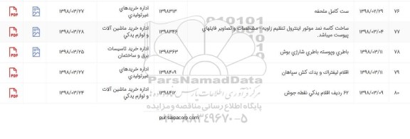 استعلام ساخت کاسه نمد موتور اینترول تنظیم زاویه