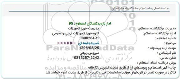 استعلام کمربند جلیقه ای 