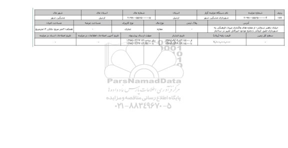 مزایده,مزایده مغازه تجاری 