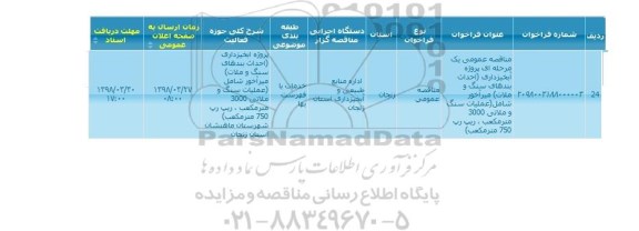 مناقصه,مناقصه آبخیزداری ... 