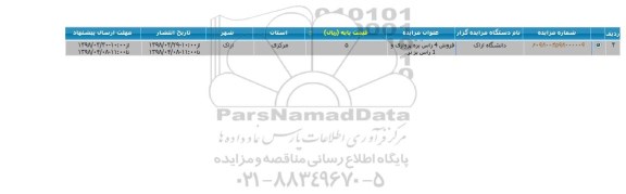 مزایده, مزایده  فروش 4 راس بره پروازی و 1 راس بز نر