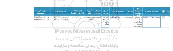 مزایده کامیون کشنده دانگ فنگ