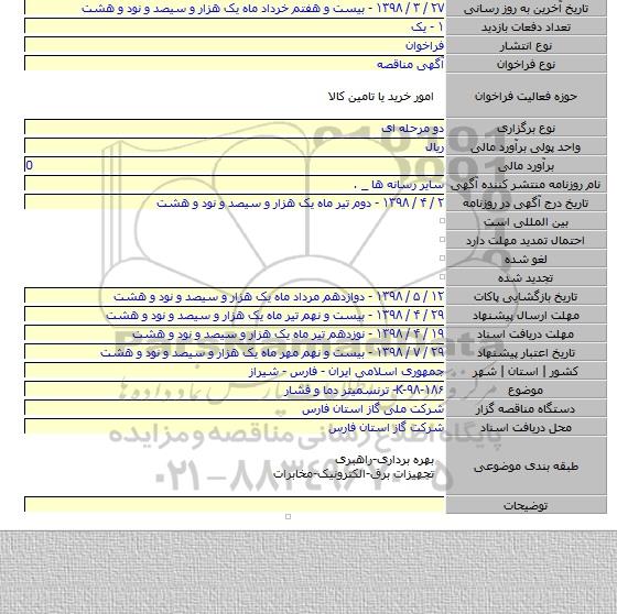 K-۹۸-۱۸۶- ترنسمیتر دما و فشار