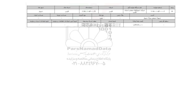مزایده,مزایده زمین