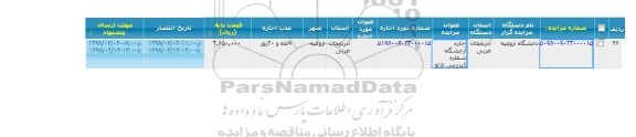 مزایده اجاره آرایشگاه