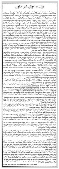 مزایده مزایده سه دانگ مشاع از ششدانگ یک قطعه زمین