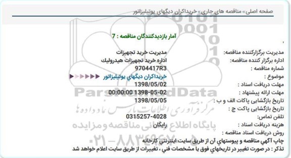 استعلام , استعلام خرید اکران دیگهای یوتیلیزاتور 