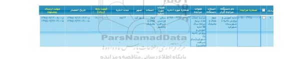 مزایده اجاره سالن ورزشی