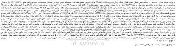 مزایده، مزایده فروش ملک دارای پلاک ثبتی به شماره 6416 فرعی از 115 اصلی مفروز و...