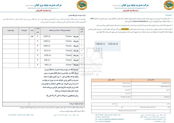استعلام,استعلام بلبرینگ TIMKEN 6309-2Z  ...