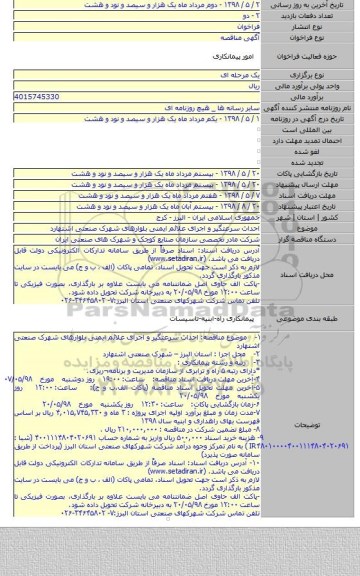 احداث سرعتگیر و اجرای علائم ایمنی بلوارهای شهرک صنعتی اشتهارد