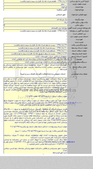 واگذاری حجمی از خدمات امور پشتیبانی بیمارستان آیت اله طالقانی آبادان