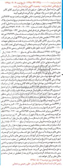 مزایده ,مزایده ساختمان 42.156 مترمربع