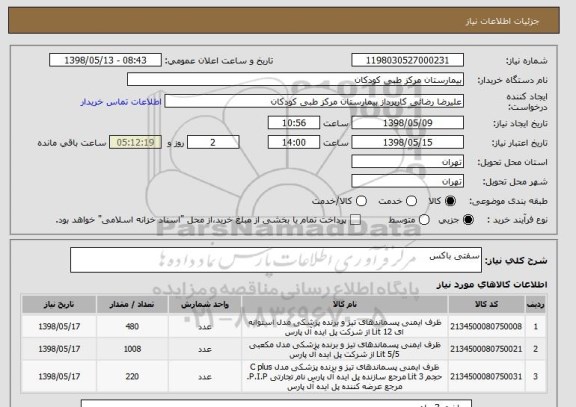 استعلام سفتی باکس