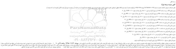 مزایده، مزایده فروش زمین زراعی النگ سر به مساحت 7084 متر مربع و...