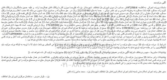 مزایده، مزایده فروش کفی قفسه فلزی عرض 30 سانت سفید 94 سانت تعداد 150 عدد و...