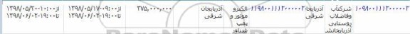 مزایده الکتروموتور و پمپ شناور