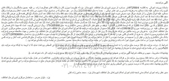 مزایده، مزایده فروش کفی قفسه فلزی عرض 30 سانت سفید 94 سانت تعداد 150 عدد آسان مشبک و...