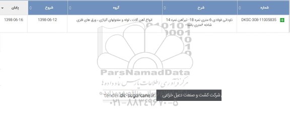 استعلام , استعلام ناودانی فولادی و ...